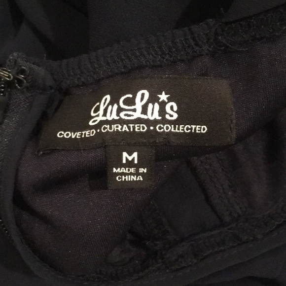 Lulu’s Air of Romance Navy bridesmaid dress - Picture 4 of 5